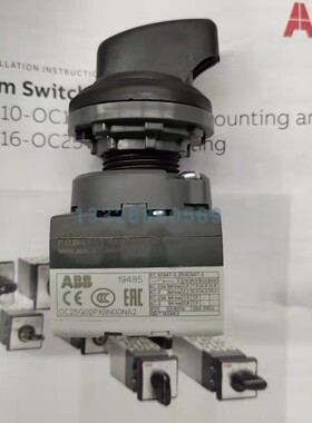 OC25G02PXBN00NA2 ABB旋转开关 凸轮开关1SCA126441R1001