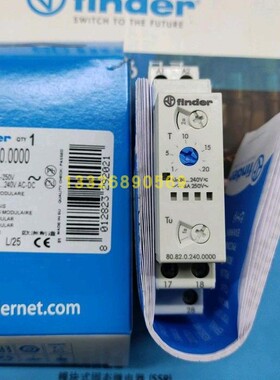 80.82.0.240.0000 FINDER 时间继电器80.82原装正品