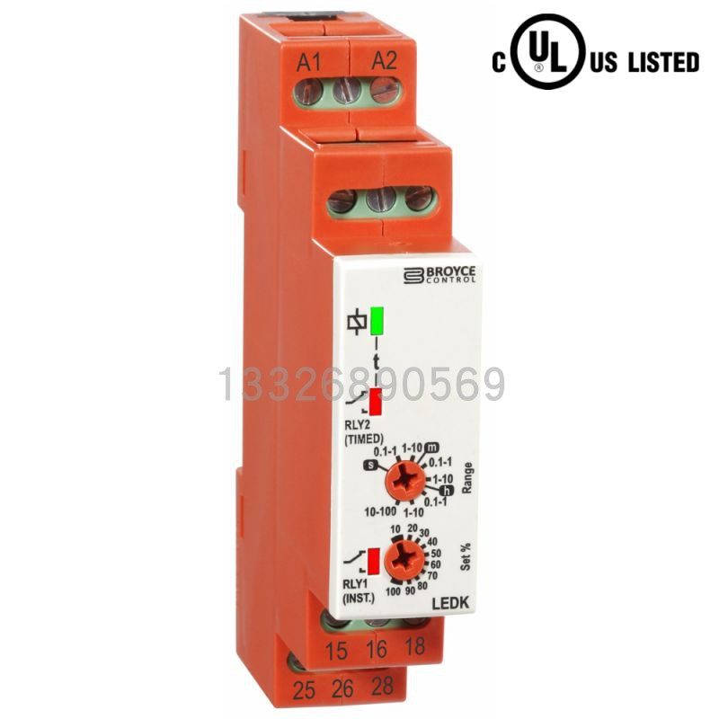 Broyce Control时间继电器LEDK 12-230VAC全新原正品