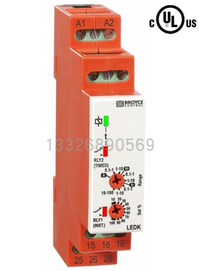 Broyce Control时间继电器LEDK 12-230VAC全新原正品