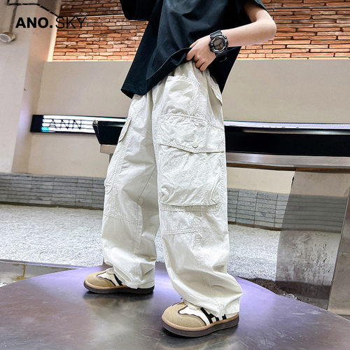 男童宽松直筒休闲工装裤四季款