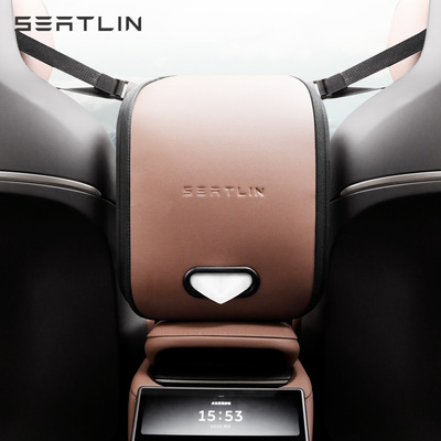 适用深蓝S07L06L07汽车一体式运动座椅间储物网兜隔离小孩宠物狗