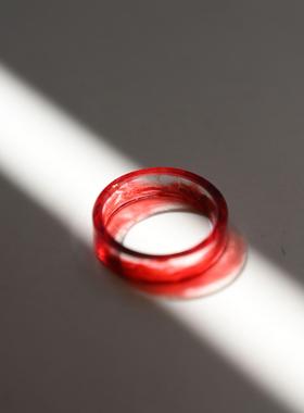 Heymen黑门宝血小众戒指