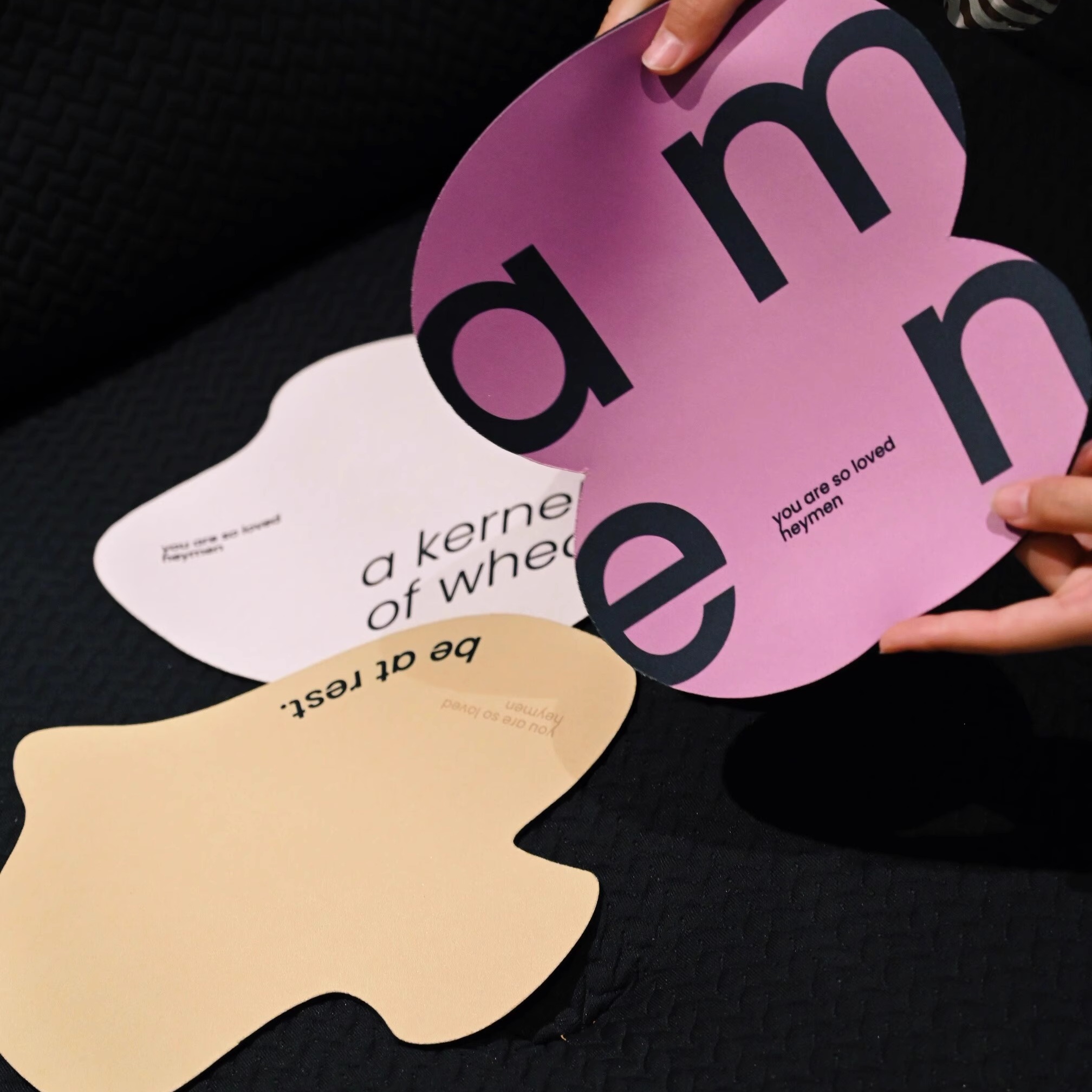 Heymen黑门原创天然橡胶鼠标垫