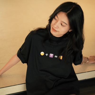 Heymen黑门emoji表情包短袖T