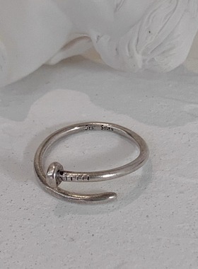 Heymen黑门钉戒925银戒指