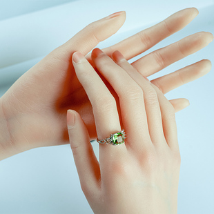 新款铂金硅胶仿真手模珠宝手镯戒指直播展示道具美甲打版练习工具