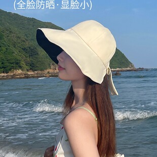 义乌市璐兮贸易有限公司遮阳帽子女防晒帽防紫外线夏季遮脸骑车太