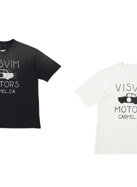 预告VISVIM 25ss MOTORS CLUB JUMBO  汽车做旧短袖T恤美式复古