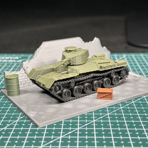 功臣号战车模型地台套装1/72比例军事模型沙盘