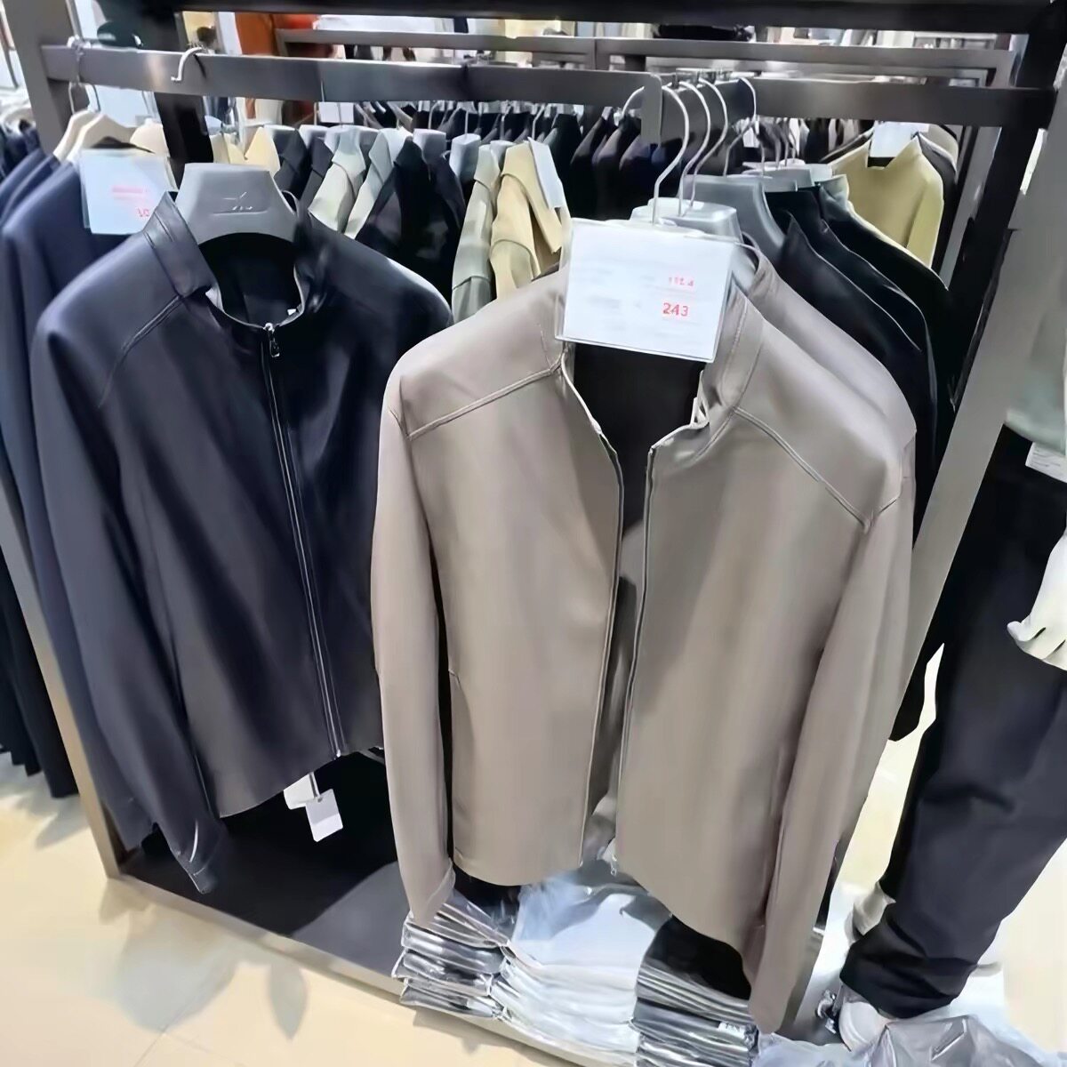 【许昌胖东来正品带小票】男士大皮衣