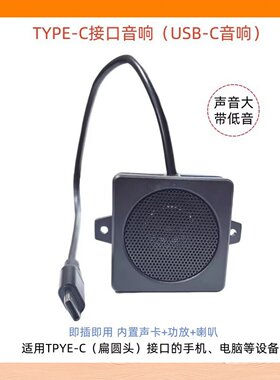Y45C免驱Type-C音响USB即插即用