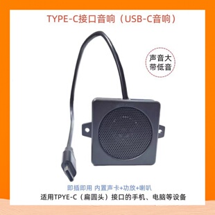 Y45C C音响USB音箱带蓝牙5W喇叭扩音器电脑手机 免驱即插即用Type