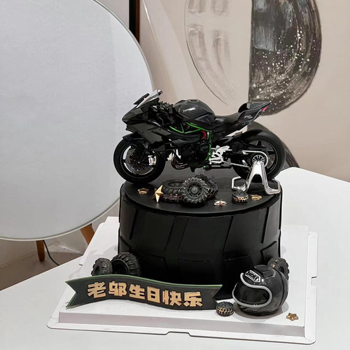 大头立体蛋糕动物奶油生日蛋糕