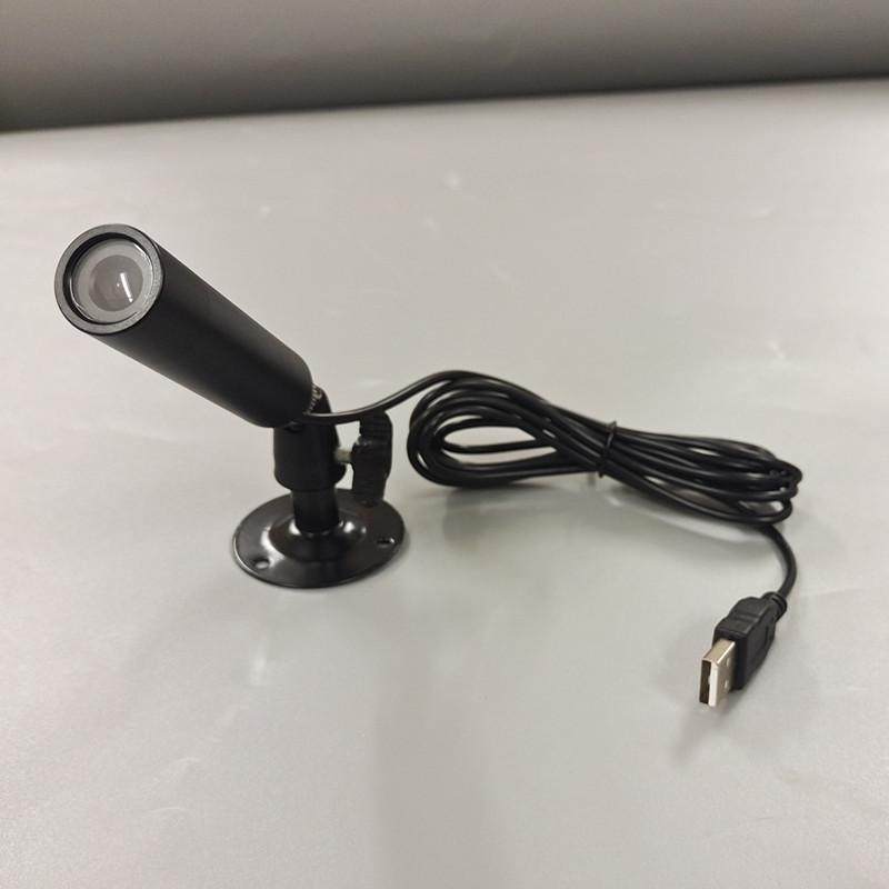 200万高清免驱USB2.0摄像头工业相机电脑视觉无畸变笔筒UVC点胶机