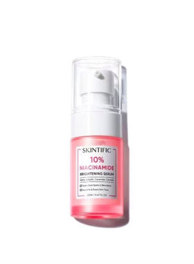 台湾屈臣氏购SKINTIFIC10%烟酰胺亮白精华20ml提亮肤色有光泽