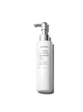 台湾购SKINTIFIC白松露洁面啫喱洗面奶80ml可卸妆