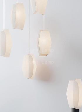 VOLUTE麻布卷轴装饰吊灯布罩现代台灯布艺简约定制卧室民宿落地灯