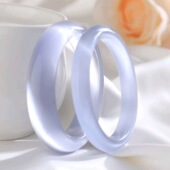 天然猫眼手镯玛瑙冰蓝厂家直供高级感香槟色直播玻璃手环饰品批发