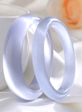 天然猫眼手镯玛瑙冰蓝厂家直供高级感香槟色直播玻璃手环饰品批发