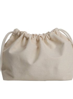 内胆包束口帆布袋2025女包内置袋抽绳车载收纳袋化妆包ins可水洗