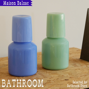 bathroom澳洲Maison Balzac设计玻璃水壶水杯套组薄荷绿送礼居家