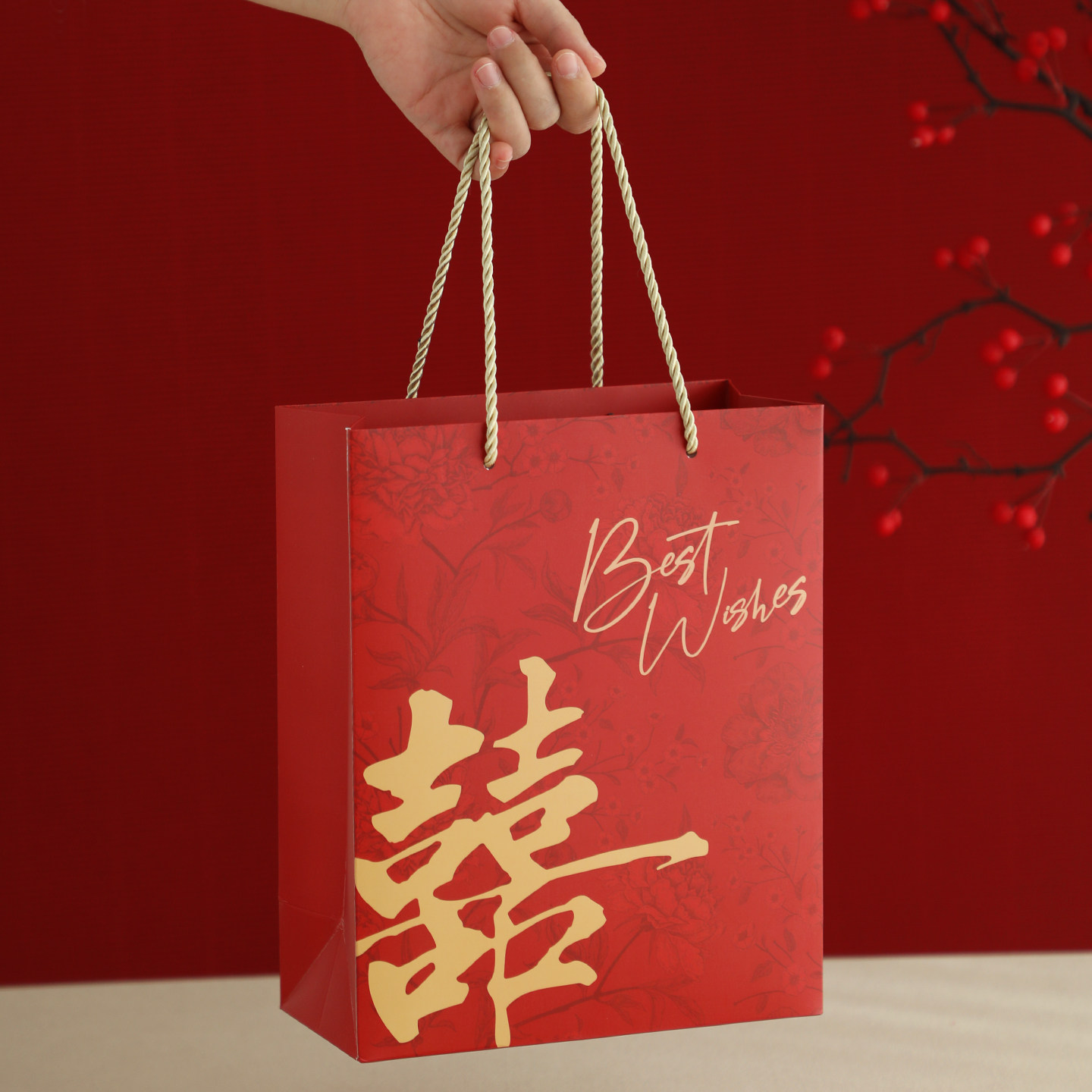 2026新款创意婚礼伴手礼盒口袋结婚喜糖盒子手提袋喜糖袋子礼品袋