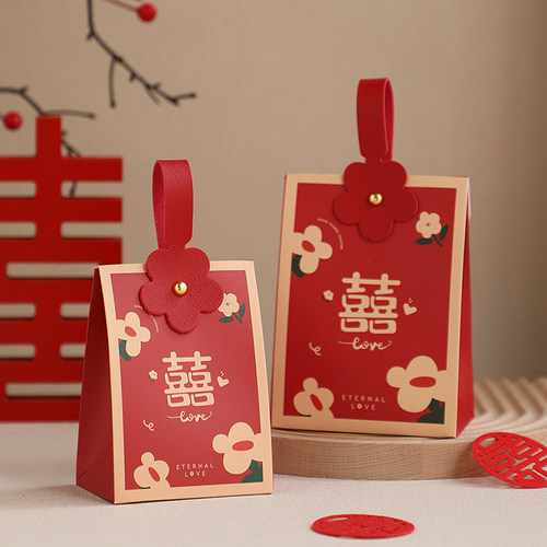 LovePlus爱家手提糖盒结婚喜糖盒