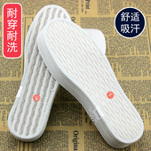 5双 纯亚麻鞋垫 男女通用吸汗防臭鞋垫 手工透气皮鞋按摩棉麻鞋垫