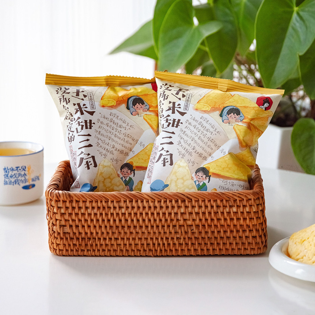 茶颜悦色玉米甜三角玉米片零食