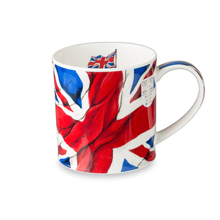 DUNOON丹侬骨瓷茶杯咖啡杯马克杯英国伊丽莎白女王头像纪念品杯
