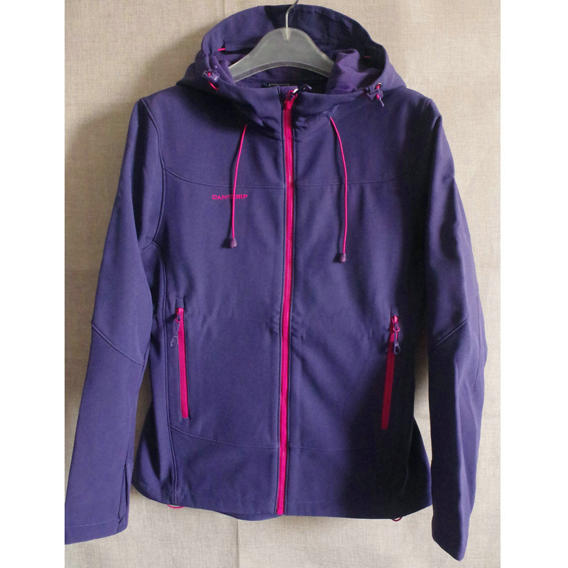 户外软壳衣女士加绒加厚防风外套