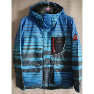 秋冬户外男士羽绒滑雪服高端防水透气保暖羽绒服防寒外套压胶