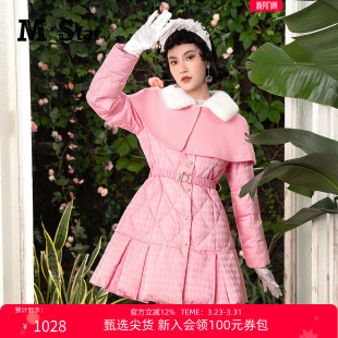 外套 毛领加厚鹅绒羽绒服女冬装 STAR冬季