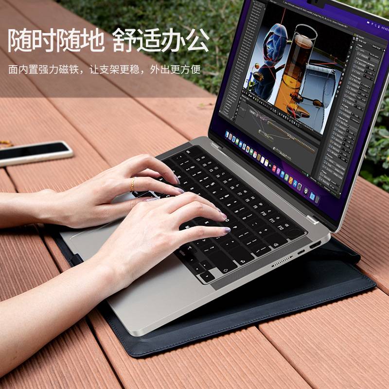 笔记本电脑包适用苹果MacBookPro14保护套16寸华为戴尔支架内胆包