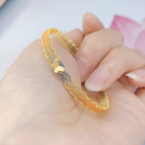 手工编织0.1腊线窥月小人国樱花粉般若手绳女生极细款定制尺寸