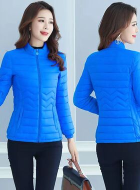 轻薄款羽绒棉服女短款2025新款薄棉衣小棉袄中年人妈妈秋冬装外套