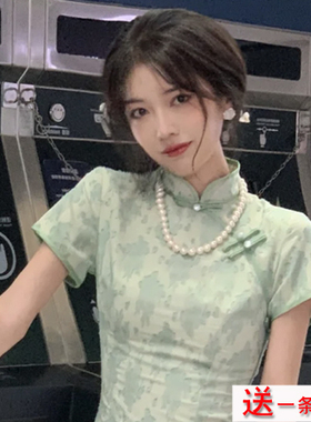 搭配旗袍珍珠项链50cm加长款锁骨链女士年轻款颈链饰品毛衣链649