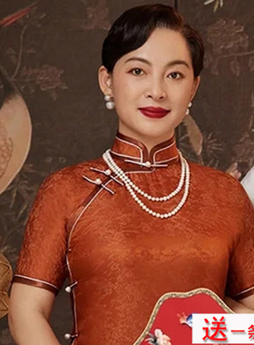 搭配旗袍珍珠项链女士156