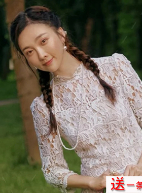 旗袍百搭珍珠项链80CM中长款