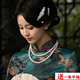 多层叠戴项链配旗袍配饰品锁骨链女士拍照写真项圈毛衣链颈链087