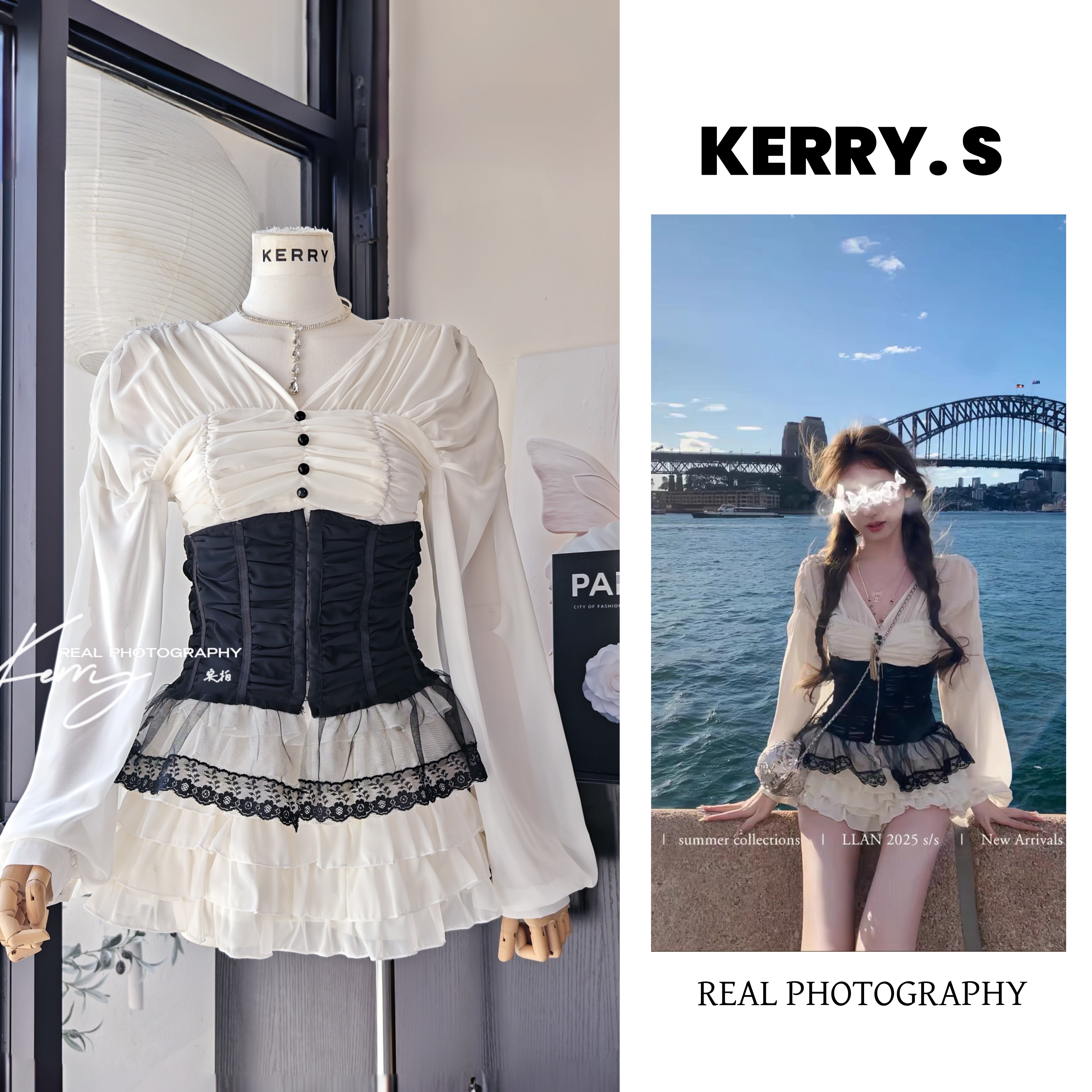 【拜占庭】2025法式性感V领套装