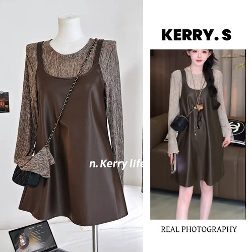 套装打底休闲袖女款简约两件套