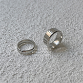 八月AUG简约潮酷不掉色钛钢戒指男女情侣港风个性 ins风百搭基础款