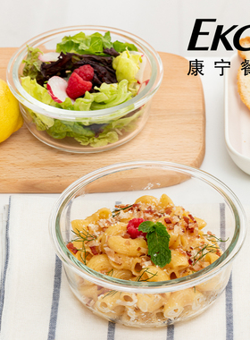 康宁玻璃饭盒微波炉加热专用保鲜盒上班族带饭餐盒学生分格便当盒