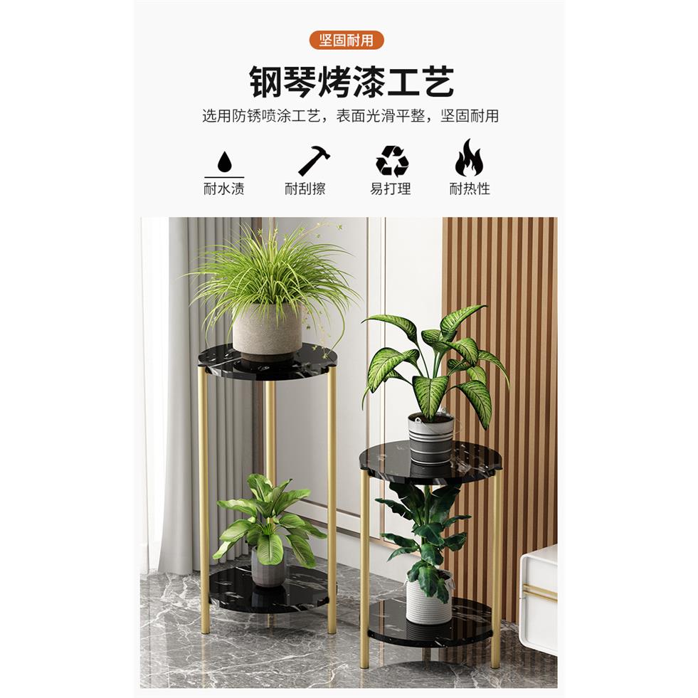 轻奢铁艺花架艺术雅致盆