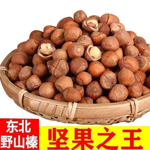 新货净重新鲜榛子东北特产原味炒熟薄皮坚果零食网红零食年货批发