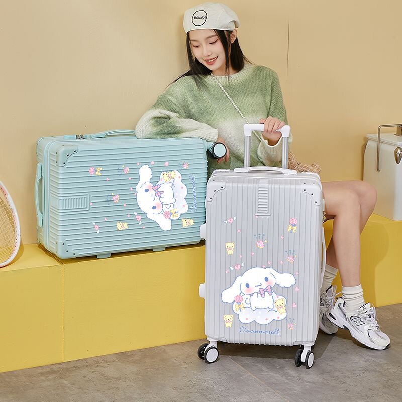 卡通行李箱女可爱玉桂狗ins旅行箱结实耐用涂鸦密码箱韩版皮箱男