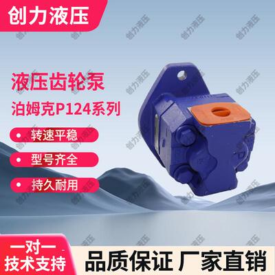 天津PERMCO泊姆克液压齿轮泵P124A08 P124B08钻机采煤机高压油泵