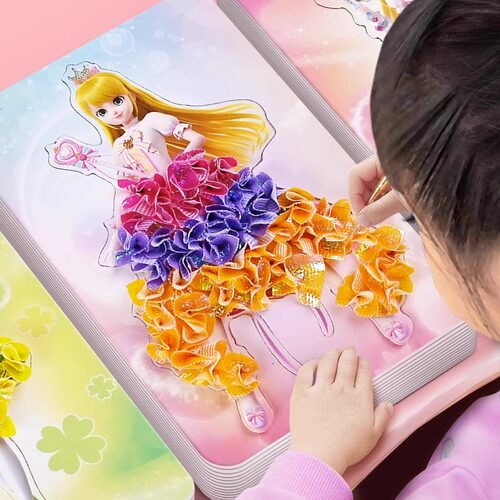 奇妙萌可创意公主戳戳画玩具